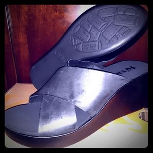 NWOT Korks Wedge Sandle